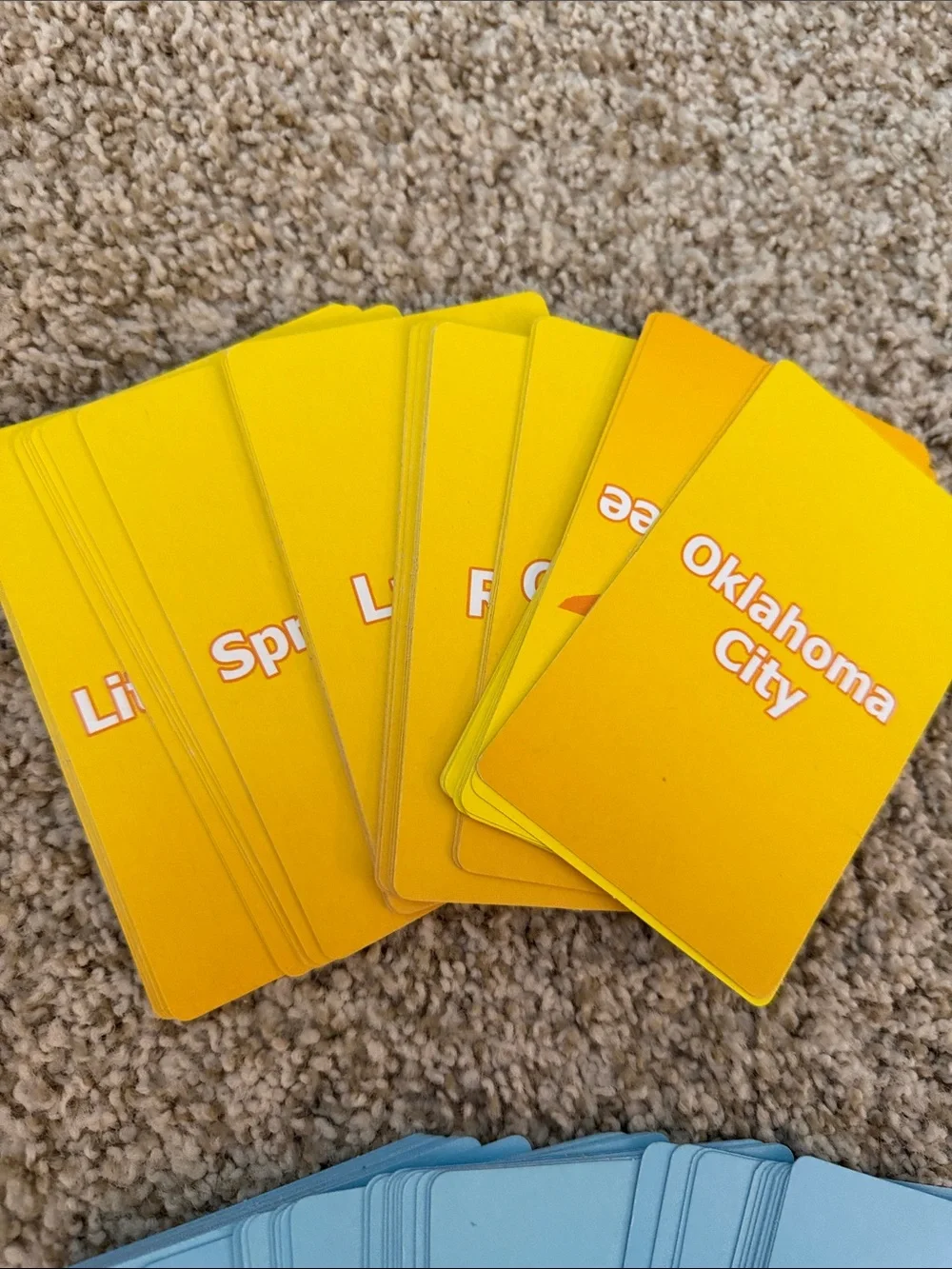State Fact Trivia Flash Cards